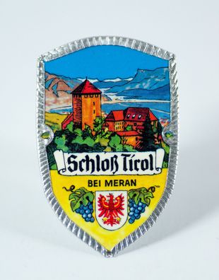 Stocknagel Stockemblem Stockschild - Schloß Tirol bei Meran / Wappen - Neuware