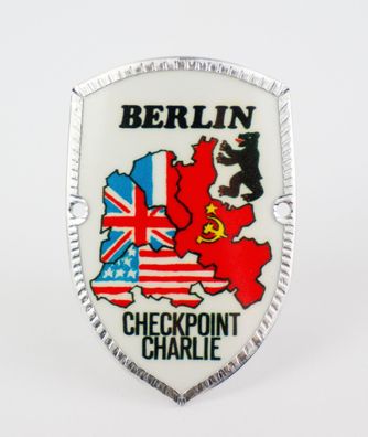 Stocknagel Stockemblem Stockschild - Berlin / Checkpoint Charlie - Neuware