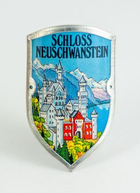 Stocknagel Stockemblem Stockschild - Schloss Neuschwanstein / Bunt - Neuware