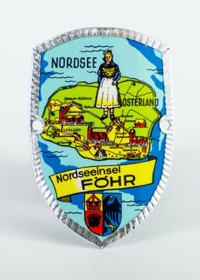 Stocknagel Stockemblem Stockschild - Nordsee / Nordseeinsel Föhr - Neuware