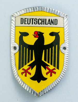 Stocknagel Stockemblem Stockschild - Deutschland / Adler / Gelb - Neuware