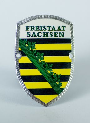 Stocknagel Stockemblem Stockschild - Freistaat Sachsen / Wappen - Neuware