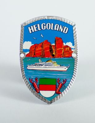 Stocknagel Stockemblem Stockschild - Helgoland Schiff - Neuware