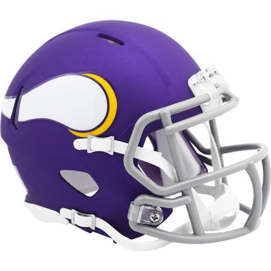 NFL Minnesota Vikings Alternate Mini Helm Speed Riddell Footballhelm 095855638874