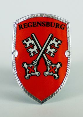Stocknagel Stockemblem Stockschild - Regensburg / Wappen - Neuware