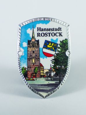 Stocknagel Stockemblem Stockschild - Hansestadt Rostock - Neuware