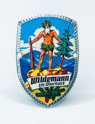 Stocknagel Stockemblem Stockschild - Wildemann im Oberharz - Neuware