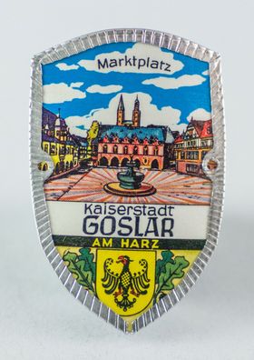 Stocknagel Stockemblem Stockschild - Goslar am Harz / Marktplatz - Neuware