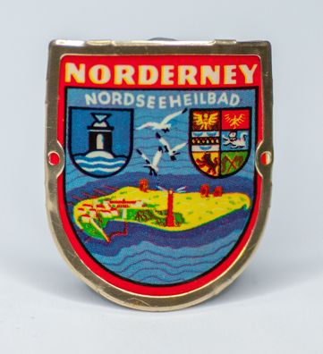 Stocknagel Stockemblem Stockschild - Nordseeheilbad Norderney / Wappen - Neuware