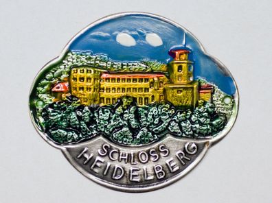 Stocknagel Stockemblem Stockschild - Schloss Heidelberg / Bunt - Neuware