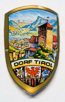 Stocknagel Stockemblem Stockschild - Dorf Tirol mit Adler Wappen - Neuware