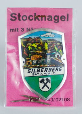 Stocknagel Stockemblem Stockschild - Silberberg / Bayerischer Wald - Neuware