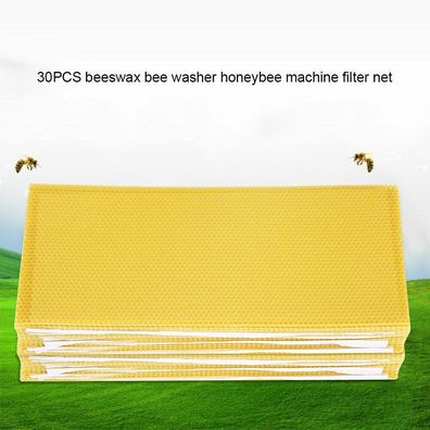 30pcs Imkerei Mittelwände Waben Bienen Wachs Wachsplatten fér Imker Werkzeuge DE
