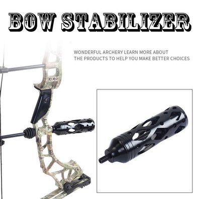 Compound Bow Stabilizer Bow VibrationsdämpferBogenschießen Bogen Stabilisator