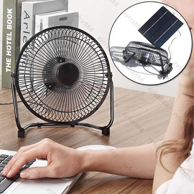 Tragbarer Mini USB Solar Ventilator Léfter Mit Solarpanel Betriebener Léfter 5W