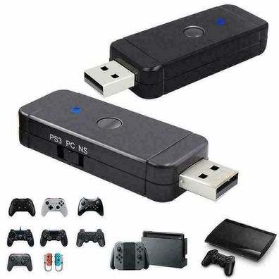 Fér Nintendo Switch Pro Wii U PS4/ PS3 Xbox One S PC Wireless Controller Adapter