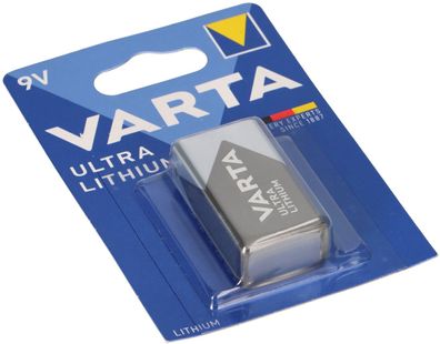 Varta Professional Lithium Batterie 9V-Block 1er Blister