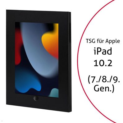 TabLines TSG068B Tablet Schutzgehäuse iPad 10.2 (7./8./9. Gen.), HB, schwarz