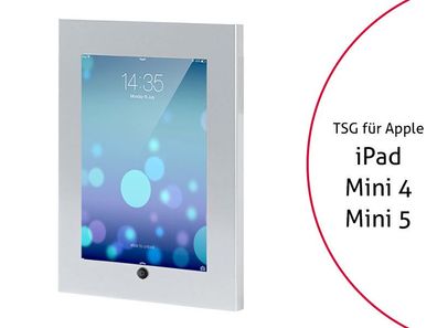 TabLines TSG027S Tablet Schutzgehäuse fér Apple iPad Mini 4/5, HB, Silber