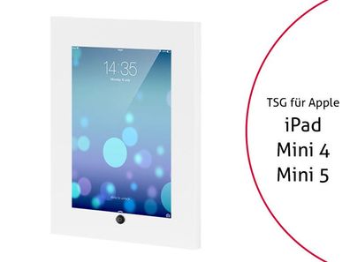 TabLines TSG027W Tablet Schutzgehäuse fér Apple iPad Mini 4/5, HB, weiß