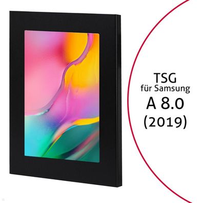 TabLines TSG072B Tablet Schutzgehäuse fér Samsung Tab A 8.0 (2019), schwarz
