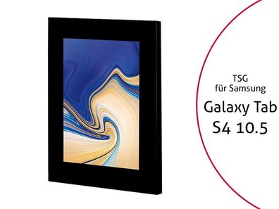 TabLines TSG056B Tablet Schutzgehäuse fér Samsung Tab S4 10.5, schwarz