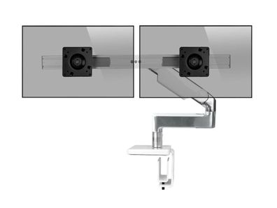Humanscale M8.1 Dual Monitorhalter fér USM Tisch gerade weiß (M81UWE2W)