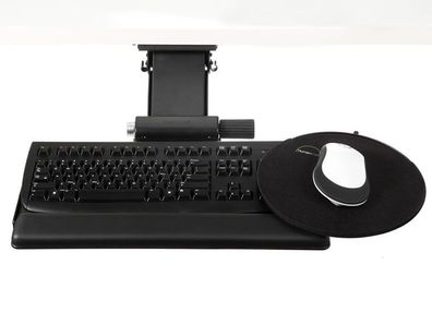 Humanscale 6G Untertisch-Tastaturhalterung schwarz