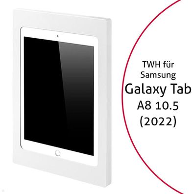 TabLines TWH036W Tablet Wandhalterung fér Samsung Tab A8 10.5 (2022), weiß