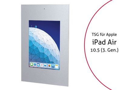 TabLines TWE075S Tablet Wandeinbau fér Apple iPad Air 3 10.5 (2019), DS, silber