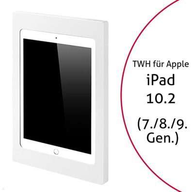TabLines TWH028W iPad Wandhalterung fér Apple iPad 10.2 (7./8./9. Gen.), weiß