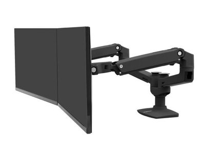 Ergotron LX Monitorhalterung fér 2 Monitore nebeneinander schwarz (45-245-224)