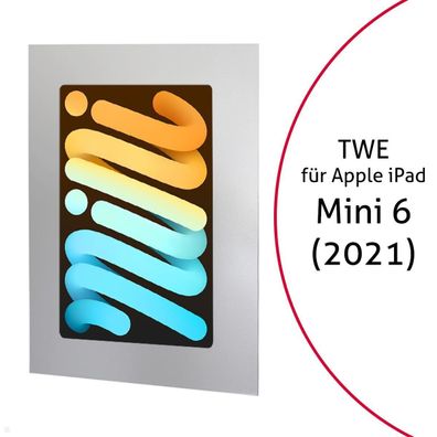 TabLines TWE109S Tablet Wandeinbau fér Apple iPad Mini 6 (2021), silber
