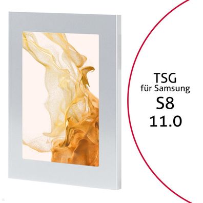 TabLines TSG089S Tablet Schutzgehäuse fér Samsung Tab S8 11 Zoll, silber