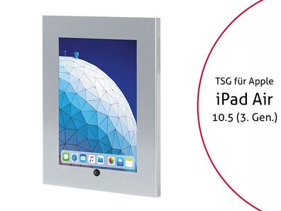 TabLines TSG062S Tablet Schutzgehäuse fér Apple iPad Air 3 10.5 (2019), HB, silb...