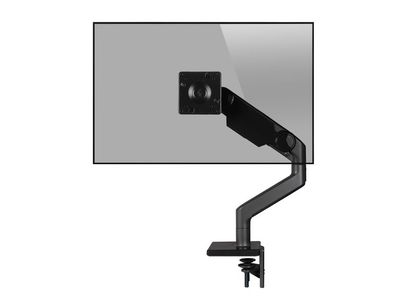 Humanscale M8.1 Monitor Tischhalterung Klemme, schräg, schwarz (M81CMBBTB)