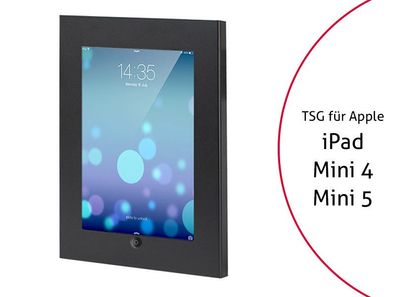TabLines TSG027B Tablet Schutzgehäuse fér Apple iPad Mini 4/5, HB, Schwarz