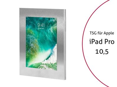 TabLines TSG045E Tablet Schutzgehäuse fér Apple iPad Pro 10.5Zoll, Edelstahl