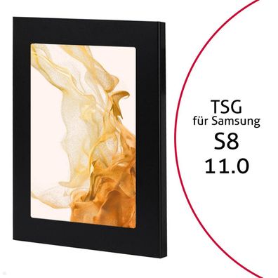 TabLines TSG089B Tablet Schutzgehäuse fér Samsung Tab S8 11 Zoll, schwarz