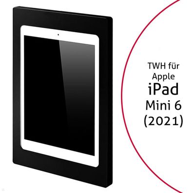 TabLines TWH045B Tablet Wandhalterung fér Apple iPad Mini 6 (2021), schwarz