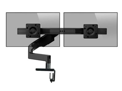 Humanscale M8.1 Dual Monitorhalter fér USM Tisch gerade schwarz (M81UBE2B)