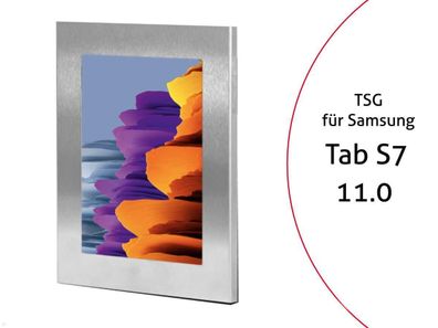 TabLines TSG075E Tablet Schutzgehäuse fér Samsung Tab S7 11.0, Edelstahl