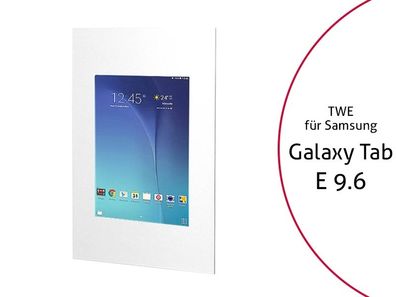 TabLines TWE029W Tablet Wandeinbau fér Samsung Tab E 9.6, weiß