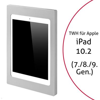 TabLines TWH028S iPad Wandhalterung fér Apple iPad 10.2 (7./8./9. Gen.), silber