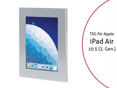 TabLines TSG061S Tablet Schutzgehäuse fér Apple iPad Air 3 10.5 (2019), silber
