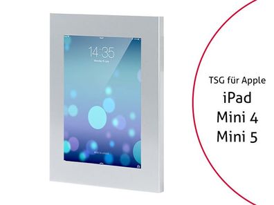 TabLines TSG026S Tablet Schutzgehäuse fér Apple iPad Mini 4/5, Silber