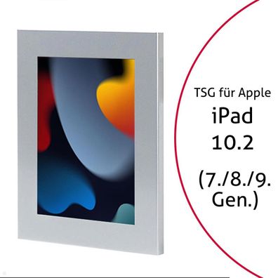 TabLines TSG069S Tablet Schutzgehäuse fér Apple iPad 10.2 (7./8./9. Gen.), silbe...