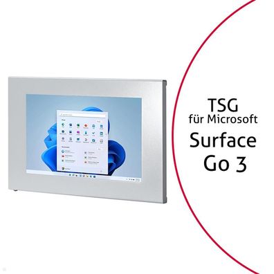 TabLines TSG084S Tablet Schutzgehäuse fér Microsoft Surface Go 3, silber