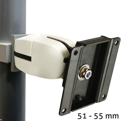 Ergotron Serie 100 Double Monitorhalterung fér Rohre / Säulen 51-55 mm