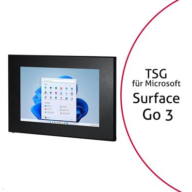 TabLines TSG084B Tablet Schutzgehäuse fér Microsoft Surface Go 3, schwarz